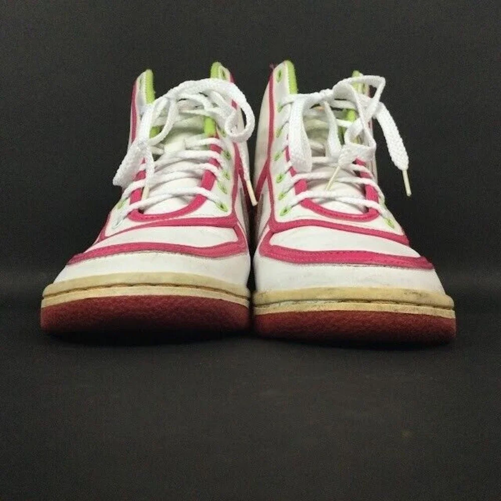 Nike Vandal High GS Strap Lenticular Holo-Youth Sz 5-White Retro Shoe-317038-162